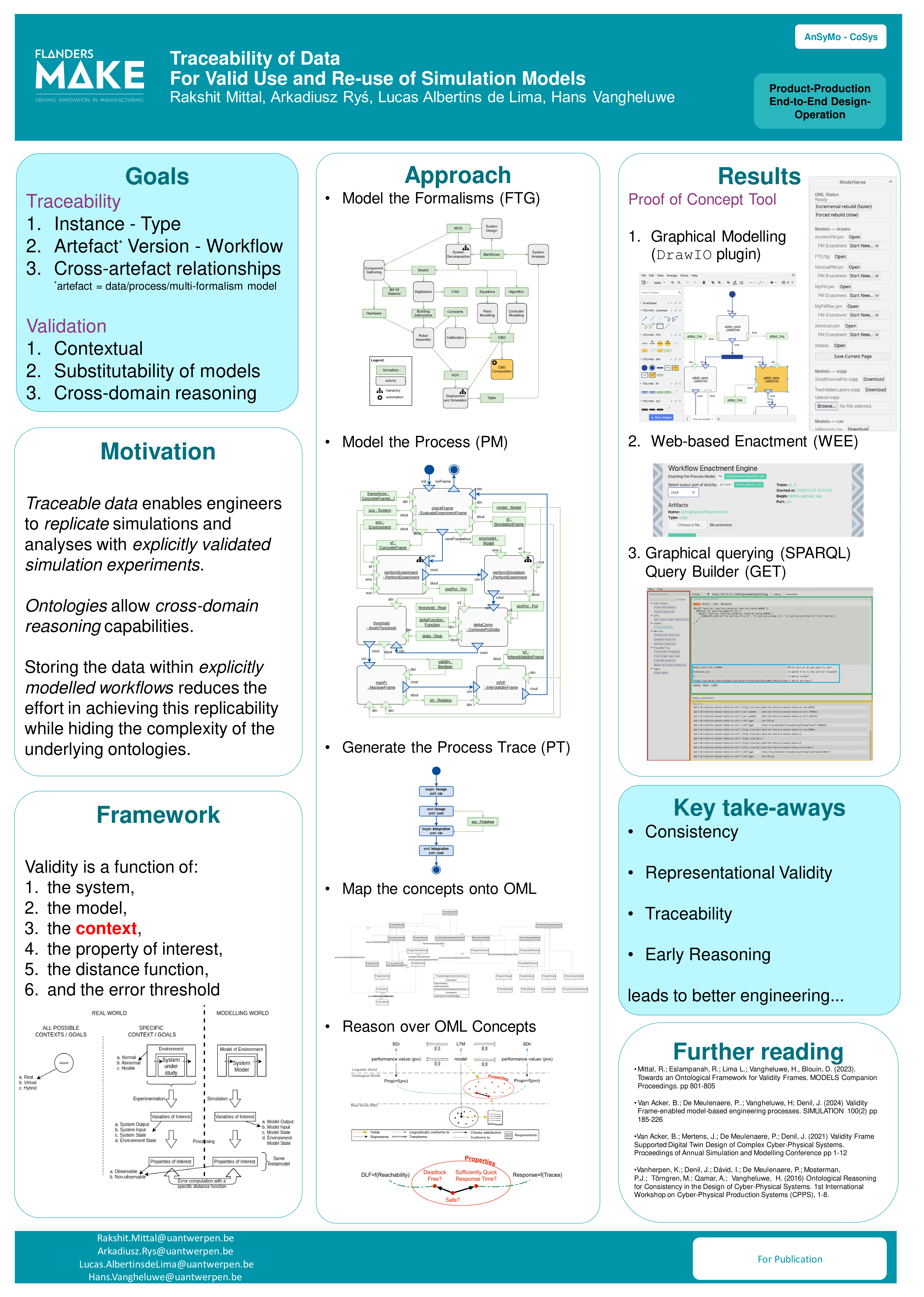 Traceability of Data for Valid Use and Re-use of Simulation Models